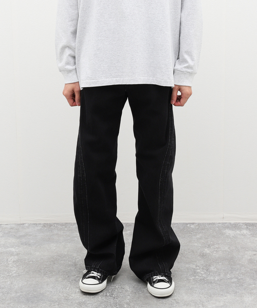 パンツ NVRFRGT 3D Twisted Jeans NVRFRGT - 【再販売通知受付可能】3D Twisted Jeans | ACRMTSM