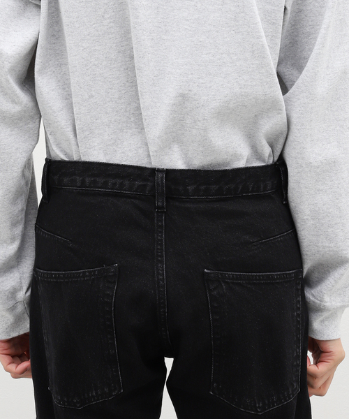 NVRFRGT / ネヴァーフォーゲット】3D TWISTED JEANS F.BLK