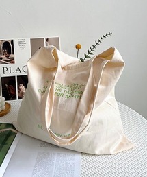 内ポケット付きBESTロゴコットントートバッグ