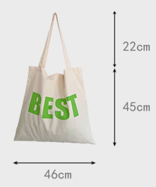 Futier land（フューティアランド）の「内ポケット付きBESTロゴコットントートバッグ（トートバッグ・レディース・ピンク/ブルー/アイボリー・FREE）」の19枚目の写真