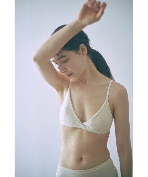 me. / ミードット コットンシルクインナー ブラ me-18351 HPI（ブラジャー）｜me.（ミードット）