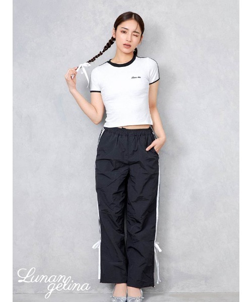 Lunangelina(ルナアンヘリナ)の「Lace Uniform Tee(Tシャツ/カットソー・レディース・ホワイト・フリー)」の5枚目の写真