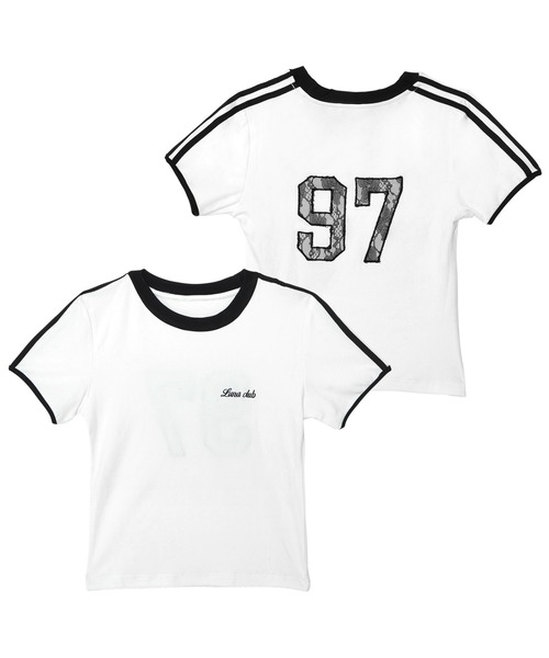 Lunangelina(ルナアンヘリナ)の「Lace Uniform Tee(Tシャツ/カットソー・レディース・ホワイト・フリー)」の8枚目の写真