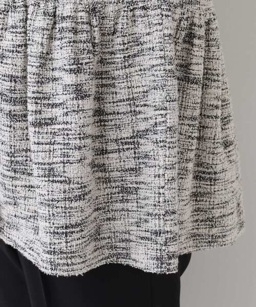 DRESKIP（ドレスキップ）の「カットツイードペプラムジレ（ベスト・レディース・ブラック系3/ブラック/ホワイト系6・01/04/03/02）」の21枚目の写真