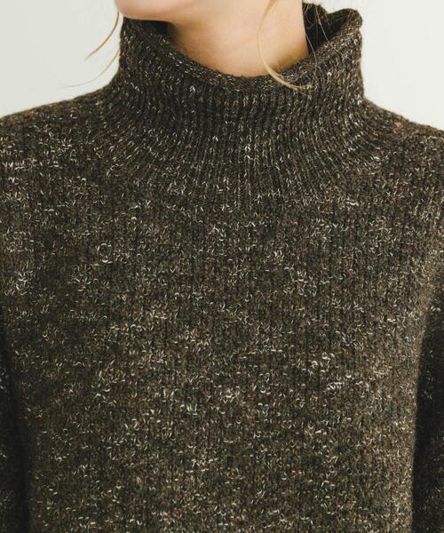 ITEMS URBANRESEARCH(アイテムズ アーバンリサーチ)の「ネップハイネックニットプルオーバー(ニット/セーター・レディース・ライトグレー/ブラウン/オレンジ/ブルー・FREE)」の20枚目の写真