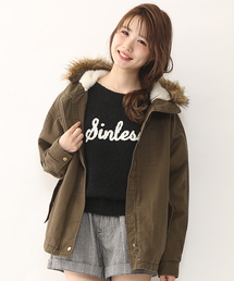 one after another NICE CLAUP | 【ナイスクラップ】ファー付中綿ドルマンブルゾン(ブルゾン)
