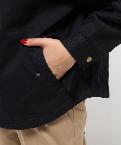 one after another NICE CLAUP（ワンアフターアナザーナイスクラップ）の「【ナイスクラップ】ファー付中綿ドルマンブルゾン（ブルゾン・レディース・カーキ/ネイビー/ベージュ・FREE）」の9枚目の写真