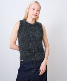 LUKU nari（ルクナーリ）の「フリンジニットベスト（ベスト）」