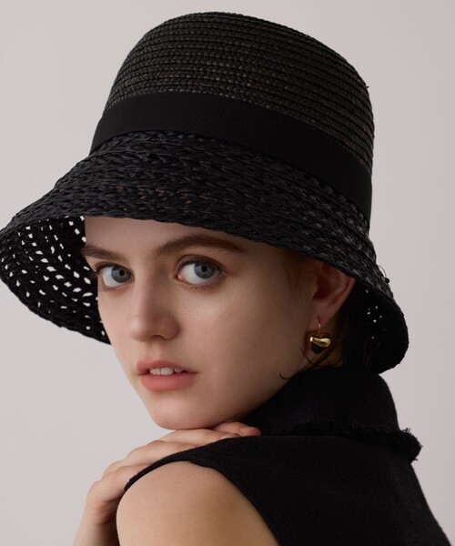 セール】Ferrucio Vecchi ブラックハット（ハット）｜GRACE