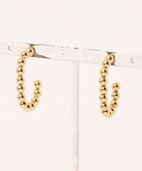 mysty woman(ミスティウーマン)の「【ステンレス】メタルボールピアス 322947(ピアス(両耳用)・レディース・シルバー/ゴールド・FREE)」の9枚目の写真