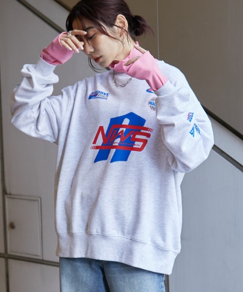 Auntie Rosa Holiday(アンティローザホリデー)の「スポンサーロゴレーシングスウェット(Tシャツ/カットソー・レディース・チャコールグレー/ナチュラル・FREE)」の14枚目の写真