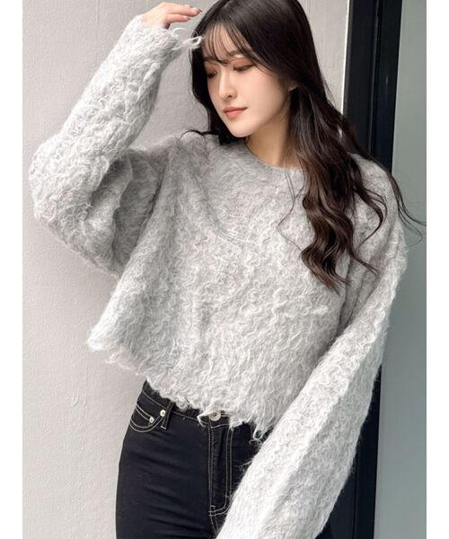 GYDA（ジェイダ）の「WEB限定！モヘアタッチシャギーショート