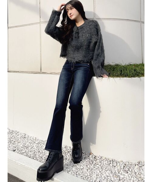 GYDA（ジェイダ）の「WEB限定！モヘアタッチシャギーショート