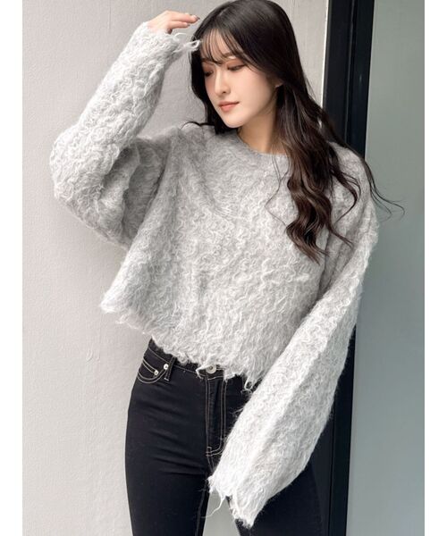 GYDA（ジェイダ）の「WEB限定！モヘアタッチシャギーショート