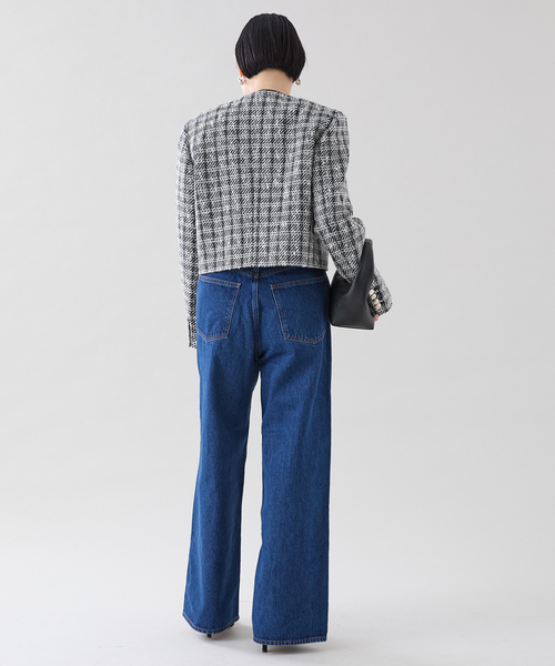 CINOH （チノ）Black Formal Tweed ジャケット BKJK-007（ノーカラージャケット）｜CINOH（チノ）