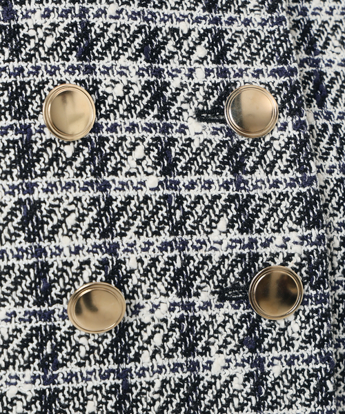 CINOH （チノ）Black Formal Tweed ジャケット BKJK-007（ノーカラージャケット）｜CINOH（チノ）