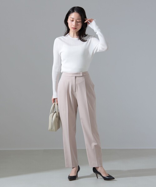 Demi-Luxe BEAMS(デミルクス ビームス)の「2WAYストレッチ タックパンツ(その他パンツ・レディース・ピンク/グレー・36/38)」の20枚目の写真