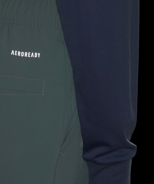 adidas(アディダス)の「ストレッチウーブン クロップパンツ / アディダス adidas(スウェットパンツ・レディース・グリーン/ブラック・MEDIUM/X-LARGE/X-SMALL/SMALL/LARGE/XX-LARGE)」の8枚目の写真
