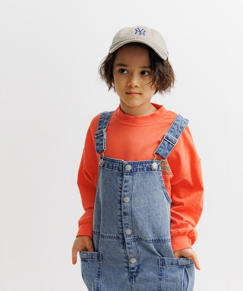 BAYFLOW（ベイフロー）の「[肩紐調節可能★]デニムサロペット(KIDS)（サロペット/オーバーオール・キッズ・インディゴブルー・150cm/130cm/110cm）」の13枚目の写真