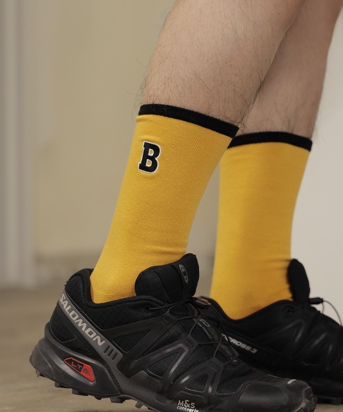 ANONYMOUSISM/アノニマスイズム C BT COLLEGE ロゴ 靴下（ソックス