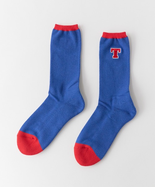 ANONYMOUSISM/アノニマスイズム C BT COLLEGE ロゴ 靴下（ソックス