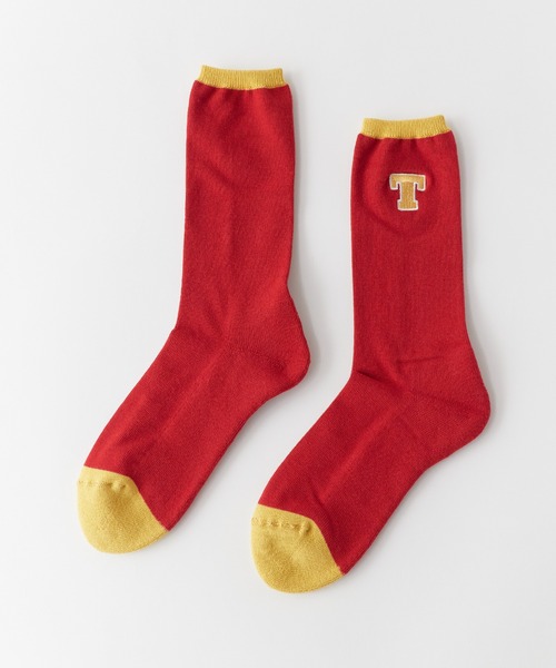 ANONYMOUSISM/アノニマスイズム C BT COLLEGE ロゴ 靴下（ソックス