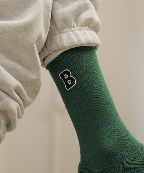 ANONYMOUSISM/アノニマスイズム C BT COLLEGE ロゴ 靴下（ソックス