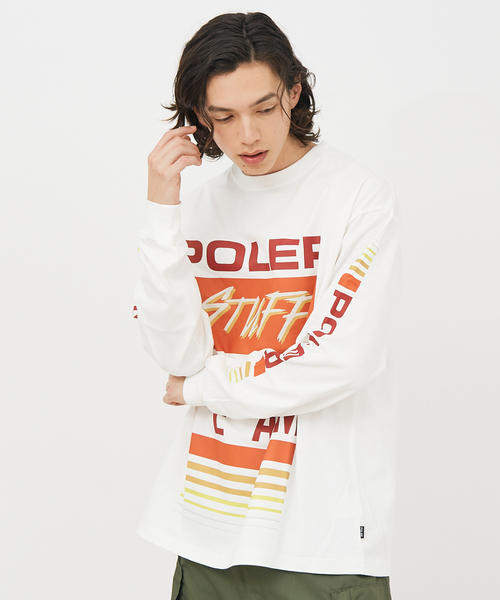 【POLeR/ポーラー】TEAMS RELAX LOGO/ロングスリーブ/チーム POLeR/ポーラー】TEAMS RELAX L/S/チームロゴ/リラックスTシャツ