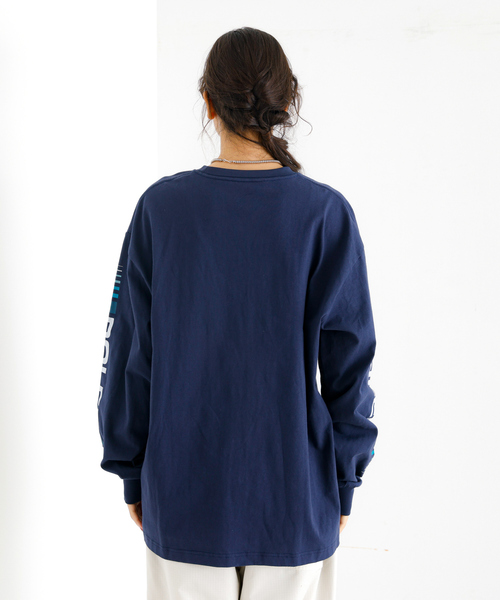 POLeR/ポーラー】TEAMS RELAX L/S/チームロゴ/リラックスTシャツ