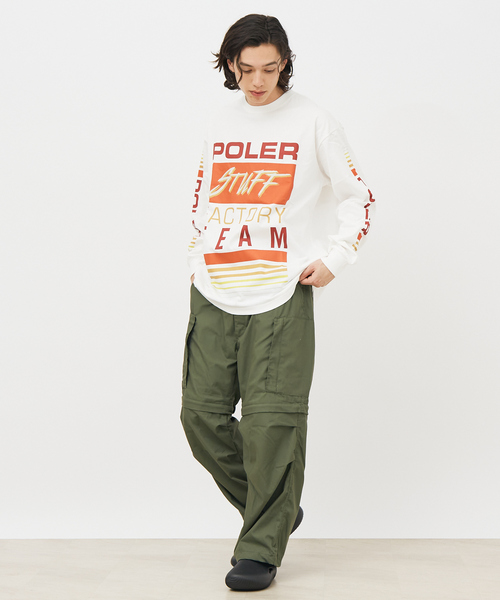 【POLeR/ポーラー】 STUFF RELAX TEE/スタッフロゴ/リラック POLeR/ポーラー】 STUFF RELAX TEE/スタッフロゴ/リラックスT