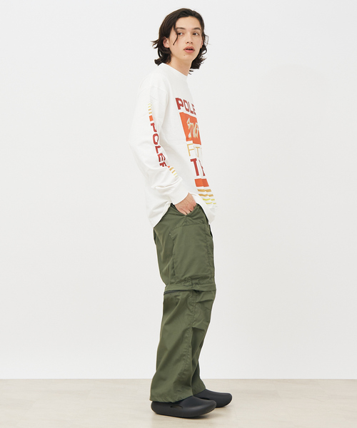 POLeR/ポーラー】TEAMS RELAX L/S/チームロゴ/リラックスTシャツ