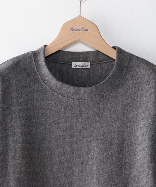 Steven Alan（スティーブンアラン）の「＜steven alan＞ WOOL PURL RASCHEL CN/ｶｯﾄｿｰ（Tシャツ/カットソー・メンズ・ダークグレー/ブラウン・X-LARGE/MEDIUM/SMALL/LARGE）」の4枚目の写真