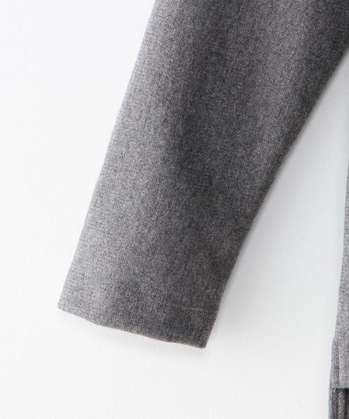 Steven Alan（スティーブンアラン）の「＜steven alan＞ WOOL PURL RASCHEL CN/ｶｯﾄｿｰ（Tシャツ/カットソー・メンズ・ダークグレー/ブラウン・X-LARGE/MEDIUM/SMALL/LARGE）」の5枚目の写真