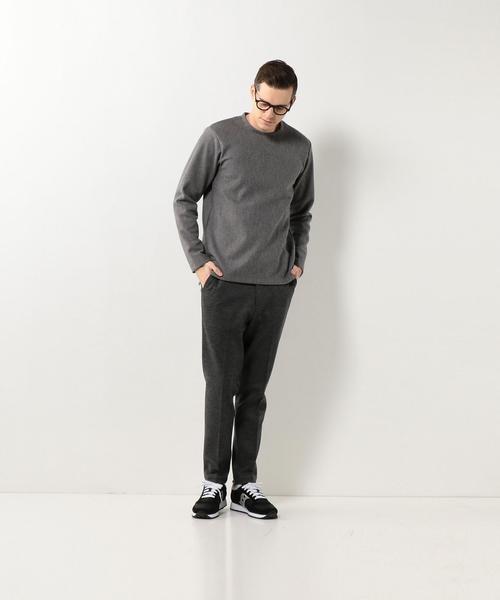 Steven Alan（スティーブンアラン）の「＜steven alan＞ WOOL PURL RASCHEL CN/ｶｯﾄｿｰ（Tシャツ/カットソー・メンズ・ダークグレー/ブラウン・X-LARGE/MEDIUM/SMALL/LARGE）」の10枚目の写真