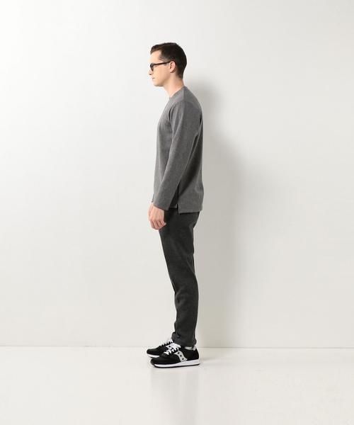 Steven Alan（スティーブンアラン）の「＜steven alan＞ WOOL PURL RASCHEL CN/ｶｯﾄｿｰ（Tシャツ/カットソー・メンズ・ダークグレー/ブラウン・X-LARGE/MEDIUM/SMALL/LARGE）」の11枚目の写真
