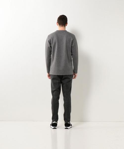 Steven Alan（スティーブンアラン）の「＜steven alan＞ WOOL PURL RASCHEL CN/ｶｯﾄｿｰ（Tシャツ/カットソー・メンズ・ダークグレー/ブラウン・X-LARGE/MEDIUM/SMALL/LARGE）」の12枚目の写真