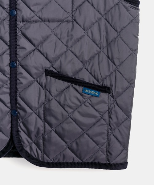 LAVENHAM(ラベンハム)の「Lightweight Mickfield Mens / ライトウェイト ミックフィールド メンズ(ベスト・メンズ・ダークブラック/ブラック/ネイビー・XL/L/M/S/XS/XXL)」の10枚目の写真