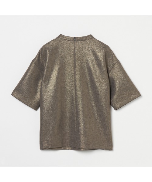 HELIOPOLE（エリオポール）の「GLITTER TEE BLOUSE（シャツ/ブラウス・レディース・グレー/チャコールグレー・38）」の4枚目の写真