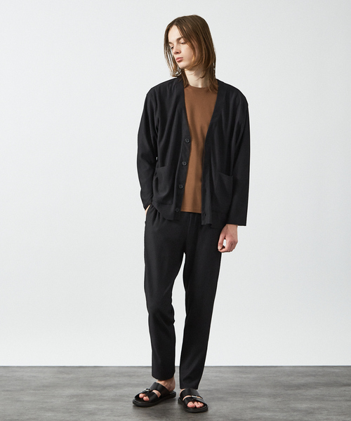 AH ABAHOUSE（エーエイチアバハウス）の「【AH ABAHOUSE/セットアップ対応】プリーツ イージー スラックス パンツ（その他パンツ・メンズ・ブラック/グレイッシュベージュ/チャコールグレー・46/48）」の16枚目の写真