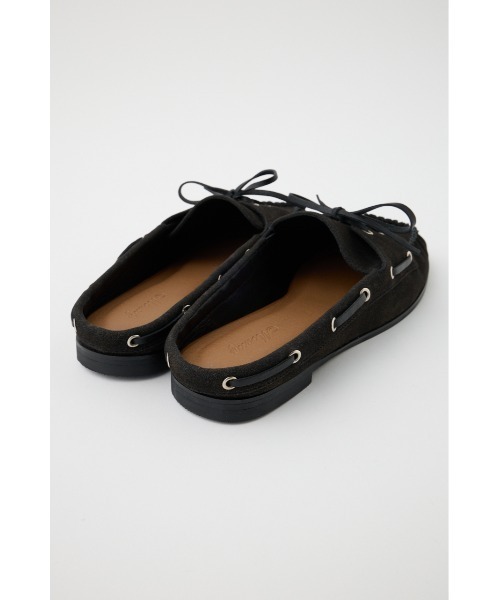 MOUSSY(マウジー)の「MOCCASIN スライド(モカシン/デッキシューズ・レディース・ブラック/キャメル・SMALL/MEDIUM/LARGE)」の8枚目の写真