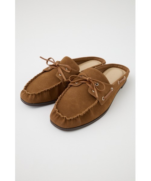 即日発送 セール】MOCCASIN スライド（モカシン/デッキシューズ）｜MOUSSY 靴