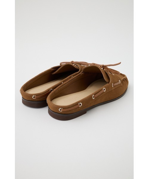 MOUSSY(マウジー)の「MOCCASIN スライド(モカシン/デッキシューズ・レディース・ブラック/キャメル・SMALL/MEDIUM/LARGE)」の17枚目の写真