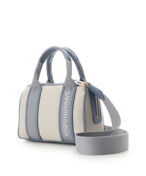 SAMANTHAVEGA(サマンサベガ)の「ロゴテープミニボストンバッグ(ボストンバッグ・レディース・ライトブルー/オフホワイト/ブラック/ピンク・FREE)」の17枚目の写真