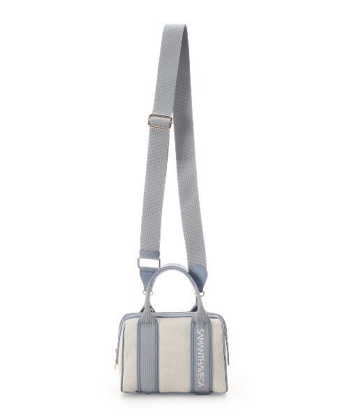 SAMANTHAVEGA(サマンサベガ)の「ロゴテープミニボストンバッグ(ボストンバッグ・レディース・ライトブルー/オフホワイト/ブラック/ピンク・FREE)」の22枚目の写真