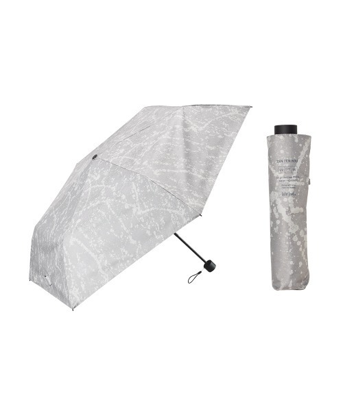 Waterfront(ウォーターフロント)の「ZENTENKOU 反射 折 55cm ドリッピング 全天候傘 晴雨兼用傘 日傘 雨傘(折りたたみ傘・レディース・ネイビー/グレー/グリーン・FREE)」の16枚目の写真