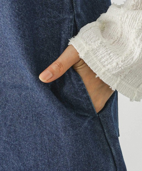 GLOBAL WORK（グローバルワーク）の「GOODデニムサロペット/243802（サロペット/オーバーオール・レディース・ブルー/ネイビー・MEDIUM/LARGE）」の15枚目の写真