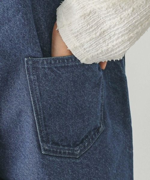 GLOBAL WORK（グローバルワーク）の「GOODデニムサロペット/243802（サロペット/オーバーオール・レディース・ブルー/ネイビー・MEDIUM/LARGE）」の14枚目の写真