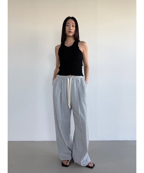 タンクトップ ノースリーブ 「DIDOT.」リンクルノースリーブブラウス レディース セール】【DIDOT.】リンクルノースリーブブラウス（タンクトップ