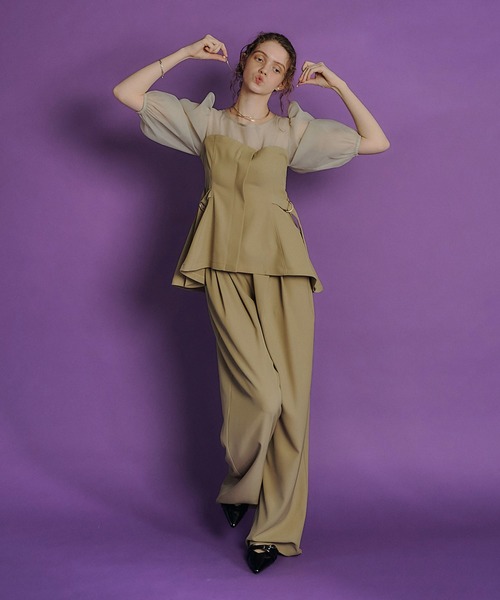 スーツ・フォーマル・ドレス et.UNiVER separated pants combination separated pants combination（パンツドレス）｜et.UNiVER（エト