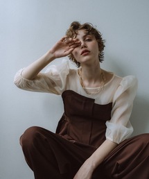 et.UNiVER（エトユニベール）の「separated pants combination（パンツドレス）」